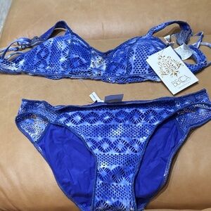 BECCA Vibrant Blue Swimwear Set